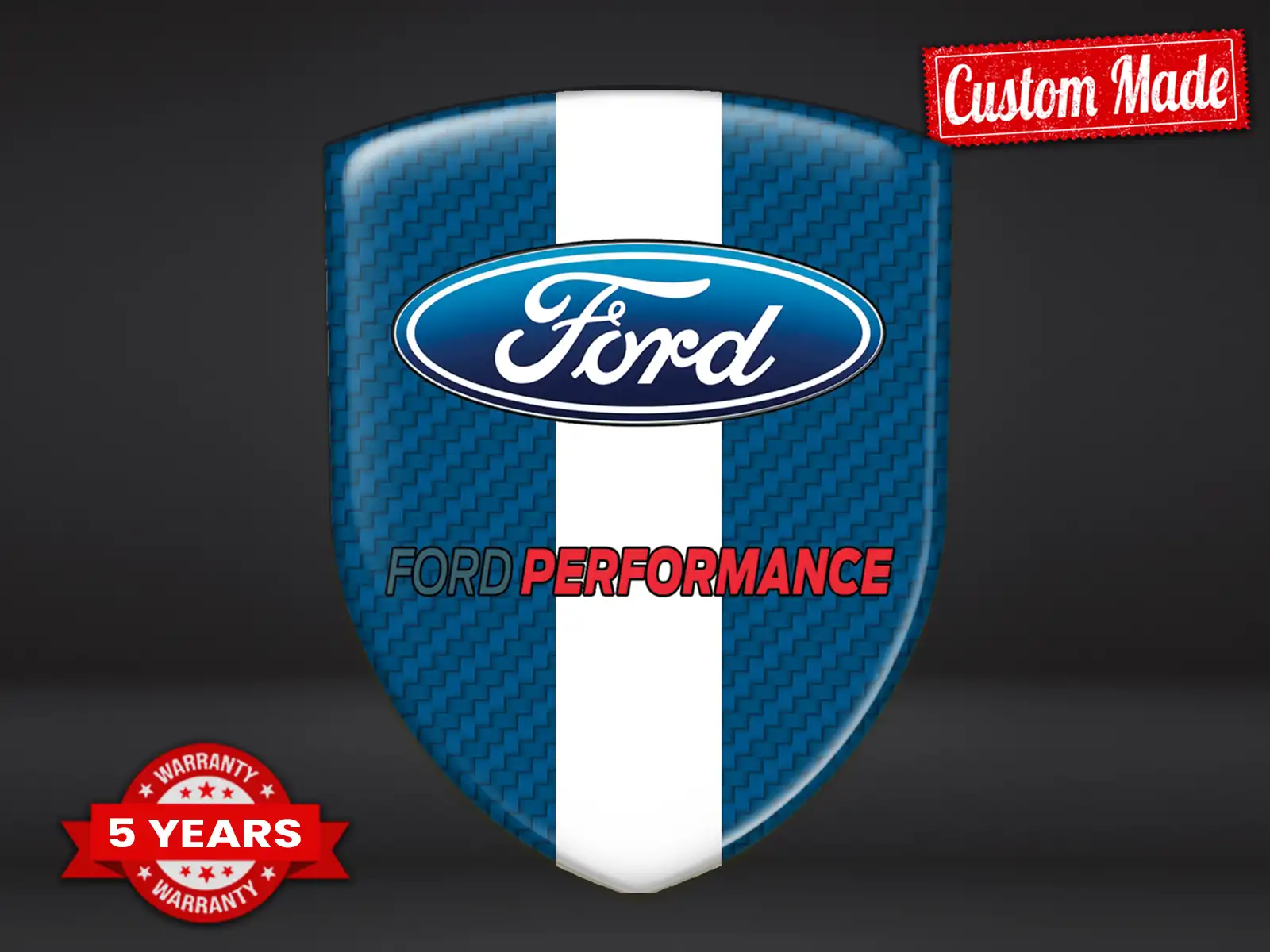Ford Etiqueta Impermeable Moderna Máximo Pro Duradera